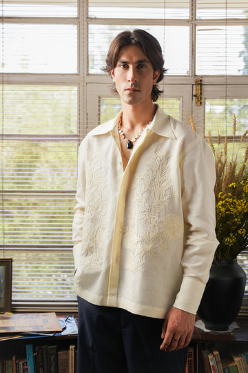 "Sol" Dori Embroidered Shirt (Men)